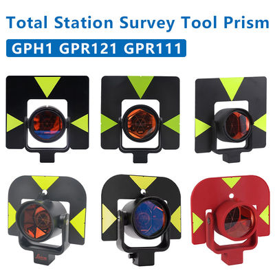 GPR111 GPH1 GPR121 একক প্রিজম লেইকার মোট স্টেশনগুলির জন্য প্রিজম জরিপ যন্ত্র 0 মিমি ধ্রুবক সফট ব্যাগের সাথে অফসেট