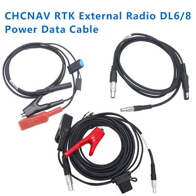CHCNAV RTK ব্যাটারি সংযোগ ক্যাবল পাওয়ার ক্যাবল বাহ্যিক রেডিও পাওয়ার ক্যাবল DL6 DL8 DL9 CHC GNSS এর জন্য ডেটা ক্যাবল CHCNAV