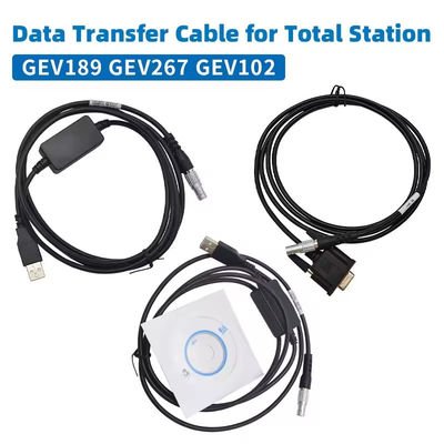GEV189 GEV267 GEV102 লেইকা টোটাল স্টেশনের জন্য ডেটা ট্রান্সফার ক্যাবল কম্পিউটারে 5 পিন ইউএসবি