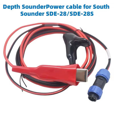 দক্ষিণ SDE-28/SDE-28S গভীরতা সাউন্ডার এসি পাওয়ার অ্যাডাপ্টার 12V বাহ্যিক ব্যাটারি পাওয়ার ক্যাবল W2J20 দক্ষিণ সাউন্ডার SDE-28/SDE-28S এর জন্য