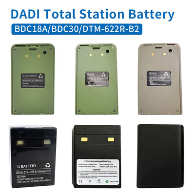 DADl 7.2V 3000mAh BDC30 ব্যাটারি জন্য DADI DTM112 DTM102 মোট স্টেশন লিথিয়াম আয়ন ব্যাটারি BDC18A DTM-622R-B2