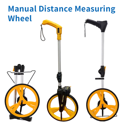 ম্যানুয়াল দূরত্ব পরিমাপ চাকা ডিজিটাল ডিসপ্লে ইলেকট্রনিক রাস্তা পরিমাপ যান্ত্রিক পরিমাপ চাকা রোলার