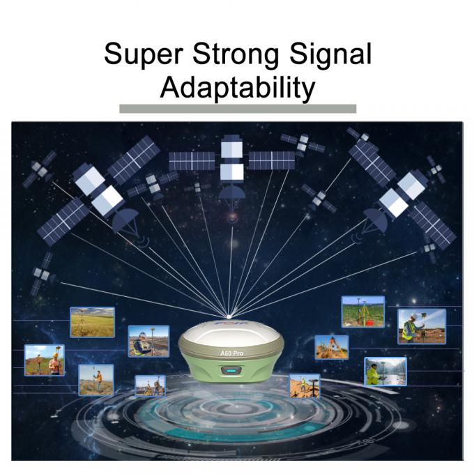 জরিপ যন্ত্র GPS RTK বেস এবং রোভার FOIF A60 PRO 1408 চ্যানেল GNSS GPSS RTK রিসিভার 6